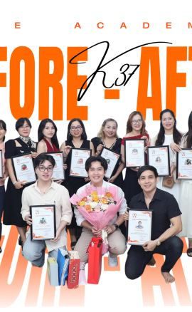 [K37] Sự thay đổi của học viên trong khóa học Tự Tin Livestream Hiệu Quả