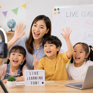 TRẺ EM CÓ NÊN HỌC LIVESTREAM?