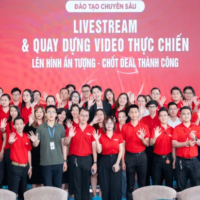 Bất động sản Danh Khôi (DKRS) tham gia chương trình đào tạo Livestream và quay dựng video thực chiến