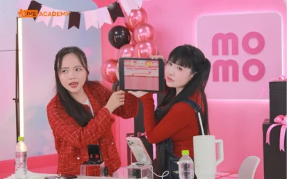 Cung cấp Host Livestream cho dự án MoMo x LIVE Academy: 40 phiên livestream đa nền tảng quy mô lớn