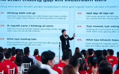 Bất động sản Danh Khôi (DKRS) tham gia chương trình đào tạo Livestream và quay dựng video thực chiến