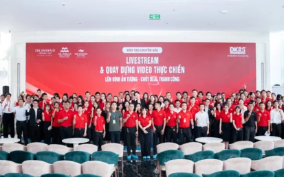 Bất động sản Danh Khôi (DKRS) tham gia chương trình đào tạo Livestream và quay dựng video thực chiến