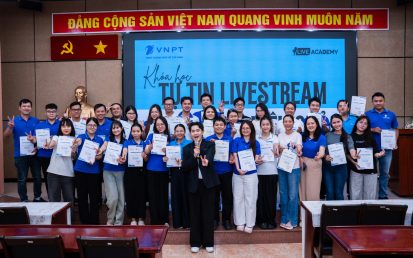 TẬP ĐOÀN BƯU CHÍNH VIỄN THÔNG VIỆT NAM (VNPT) THAM GIA KHÓA ĐÀO TẠO TỰ TIN LIVESTREAM BÁN HÀNG HIỆU QUẢ CỦA LIVE ACADEMY