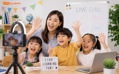 TRẺ EM CÓ NÊN HỌC LIVESTREAM?