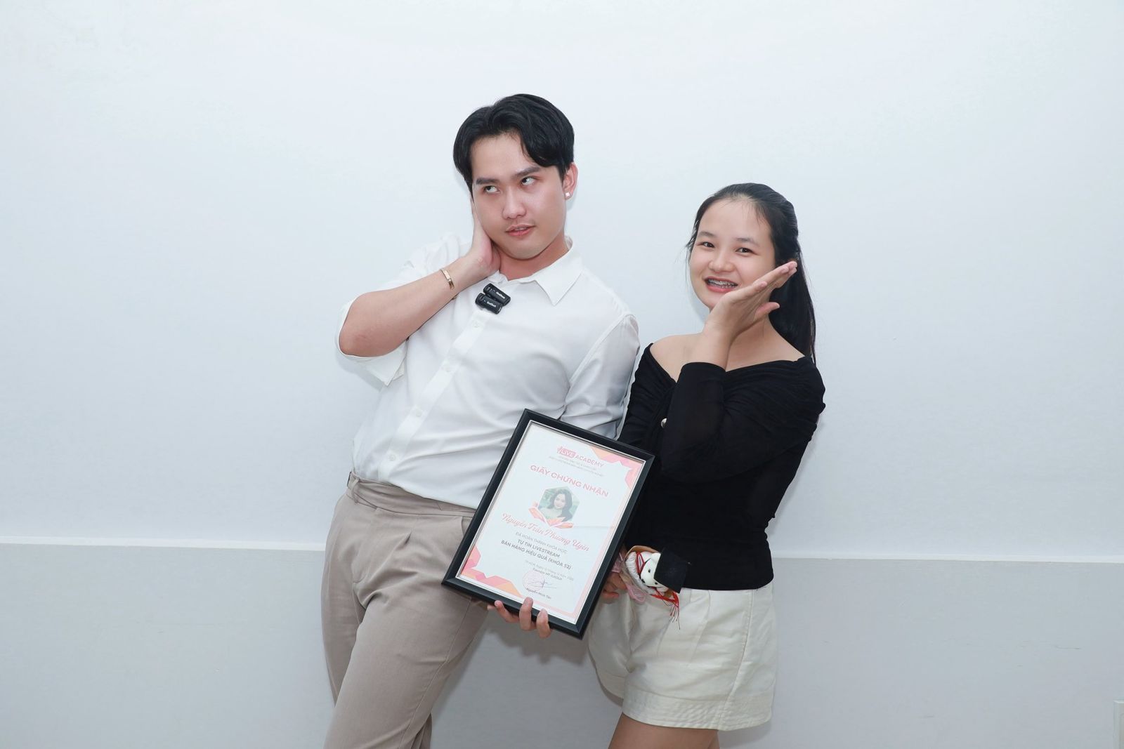 Học viên khóa học livestream bán hàng K52 tại LIVE ACADEMY